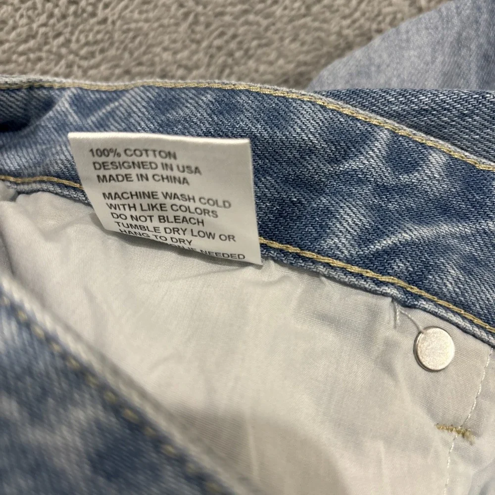NWT Bareline Wide Leg Jeans Men 32 Blue High Rise Blue Baggy Y2K Streetwear Skat
